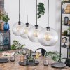 Koyoto Lampadario a sospensione, Lampada a sfera, Lampada a sospensione Chiaro, 4-Luci