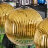 Koyoto Lampadario a sospensione, Lampada a sfera, Lampada a sospensione Oro, Chiaro, 4-Luci
