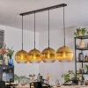 Koyoto Lampadario a sospensione, Lampada a sfera, Lampada a sospensione Oro, Chiaro, 4-Luci