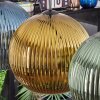 Koyoto Lampadario a sospensione, Lampada a sfera, Lampada a sospensione Blu, Oro, Verde, 4-Luci