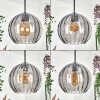 Koyoto Lampadario a sospensione, Lampada a sfera, Lampada a sospensione Grigio fumo, 1-Luce