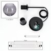 Koyoto Lampadario a sospensione, Lampada a sfera, Lampada a sospensione Grigio fumo, 1-Luce