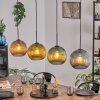 Koyoto Lampadario a sospensione, Lampada a sfera, Lampada a sospensione Blu, Oro, Verde, Ramato, 4-Luci