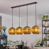 Koyoto Lampadario a sospensione, Lampada a sfera, Lampada a sospensione Oro, 4-Luci