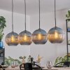 Koyoto Lampadario a sospensione, Lampada a sfera, Lampada a sospensione Blu, 4-Luci