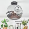 Ripoll Plafoniera, Lampada a sfera Grigio fumo, 1-Luce