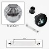 Ripoll Plafoniera, Lampada a sfera Grigio fumo, 1-Luce