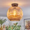 Ripoll Plafoniera, Lampada a sfera Ambrato, 1-Luce