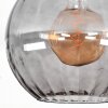 Koyoto Plafoniera, Lampada a sfera 30 cm Grigio fumo, 1-Luce