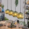 Koyoto Lampadario a sospensione, Lampada a sfera, Lampada a sospensione Verde, 4-Luci