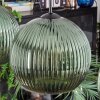 Koyoto Lampadario a sospensione, Lampada a sfera, Lampada a sospensione Verde, 4-Luci
