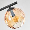 Koyoto Plafoniera, Lampada a sfera Ambrato, 4-Luci