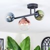 Chehalis Plafoniera, Lampada a sfera Blu, Verde, Chiaro, Ramato, 3-Luci
