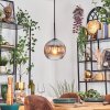 Koyoto Lampadario a sospensione, Lampada a sfera, Lampada a sospensione 20 cm Chiaro, Grigio fumo, 1-Luce