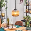 Koyoto Lampadario a sospensione, Lampada a sfera, Lampada a sospensione 20 cm Ambrato, 1-Luce