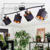 Alsen Plafoniera, Faretto da soffitto Nero, 4-Luci