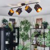 Alsen Plafoniera, Faretto da soffitto Nero, 4-Luci