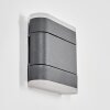 Fanek Lampada da parete per esterno, Lampade Up & Down, Applique LED Antracite, 2-Luci