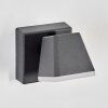 Fanel Lampada da parete per esterno, Applique, Faretto da parete LED Antracite, 1-Luce