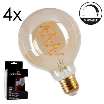 E27 LED 6 Watt bianco caldo dimmerabile 320 Lumen