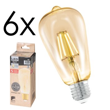 E27 LED 4 Watt bianco caldo 220 Lumen