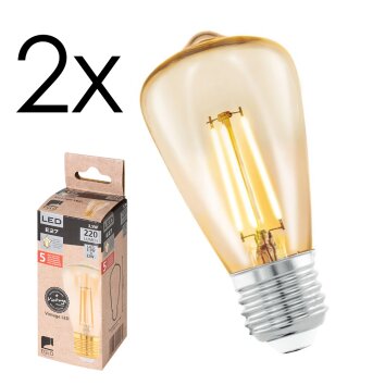 E27 LED 3.5 Watt bianco caldo 220 Lumen