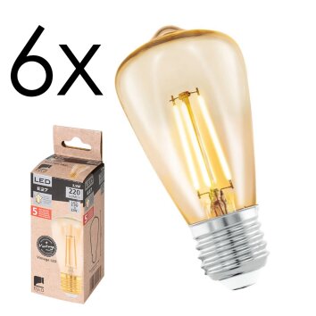 E27 LED 3.5 Watt bianco caldo 220 Lumen