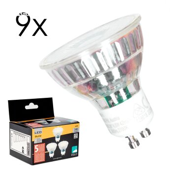 GU10 LED 4.5 Watt bianco caldo 345 Lumen