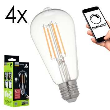 E27 6 Watt bianco caldo dimmerabile 806 Lumen