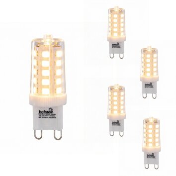 G9 LED 3 Watt bianco caldo 330 Lumen
