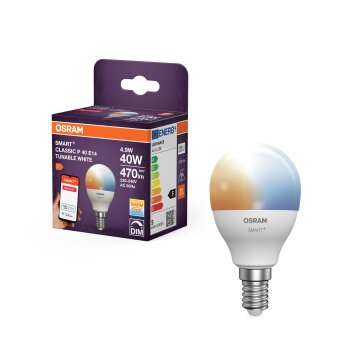Illuminazione Osram E14 LED 4.9 Watt bianco neutro dimmerabile 470 Lumen