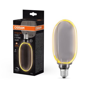 Illuminazione Osram E27 LED 4 Watt bianco caldo dimmerabile 110 Lumen