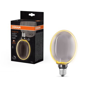 Illuminazione Osram E27 LED 4 Watt bianco caldo dimmerabile 110 Lumen