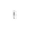 Illuminazione Osram E14 4.8 Watt bianco caldo dimmerabile 470 Lumen