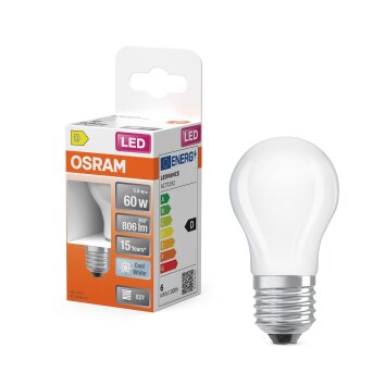 Illuminazione Osram E27 LED 5.9 Watt bianco neutro 806 Lumen
