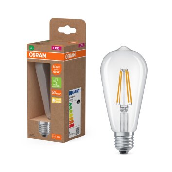 Illuminazione Osram E27 3.8 Watt bianco caldo 806 Lumen