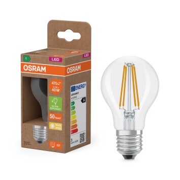 Illuminazione Osram E27 2.2 Watt bianco caldo 470 Lumen