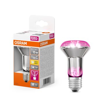 Illuminazione Osram E27 LED 7.5 Watt bianco caldo 140 Lumen