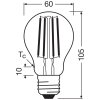 Illuminazione Osram E27 5 Watt bianco caldo 1055 Lumen