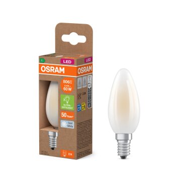 Illuminazione Osram E14 3.8 Watt bianco neutro 806 Lumen
