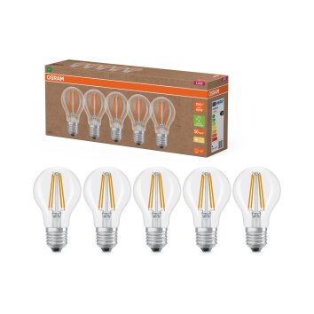 Illuminazione Osram E27 3.8 Watt bianco caldo 806 Lumen