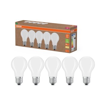 Illuminazione Osram E27 3.8 Watt bianco caldo 806 Lumen