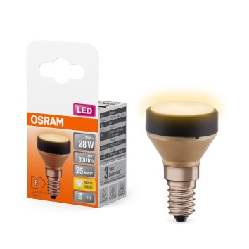 Illuminazione Osram E14 LED 3.5 Watt bianco caldo 300 Lumen