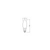 Illuminazione Osram E14 1.8 Watt bianco caldo 250 Lumen