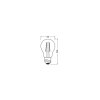 Illuminazione Osram E27 LED 2.2 Watt bianco caldo dimmerabile 250 Lumen