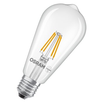 Illuminazione Osram E27 LED 4 Watt bianco caldo 470 Lumen