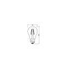 Illuminazione Osram E27 40 Watt bianco caldo 470 Lumen