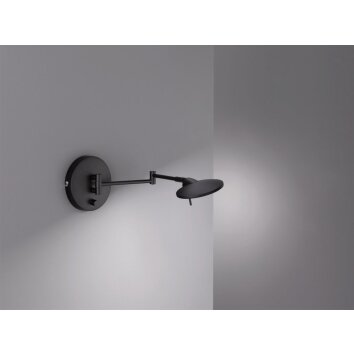 Trio KAZAN Applique LED Nero, 1-Luce