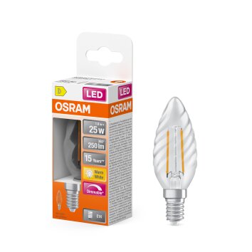 Illuminazione Osram E14 2.8 Watt bianco neutro dimmerabile 250 Lumen