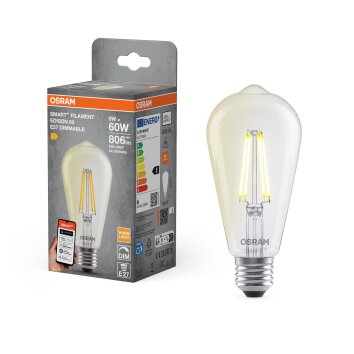 Illuminazione Osram E27 LED 5.5 Watt bianco caldo dimmerabile 806 Lumen